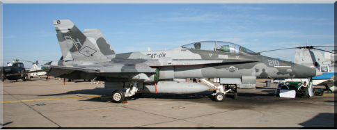 162864 / SH-210 - F/A-18B of VMFAT-101 based at Marine Corps air Station Miramar