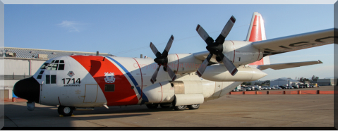1714 - HC-130H Hercules of the United States Coast Guard based at Sacramento