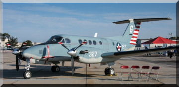 161197 / G-327 - UC-12B Huron of Squadron VT-35 of TAW-4 Based at Naval Air Station Corpus Christi