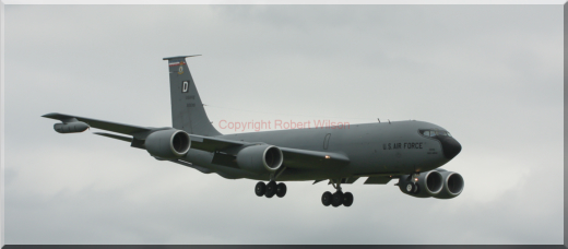 Quid 69 arriving back at Mildenhall from an early mission
