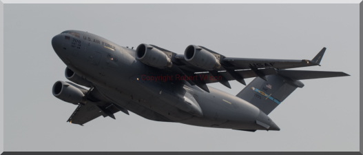 Reach 850 departing from Runway 29 at RAF Mildenahall