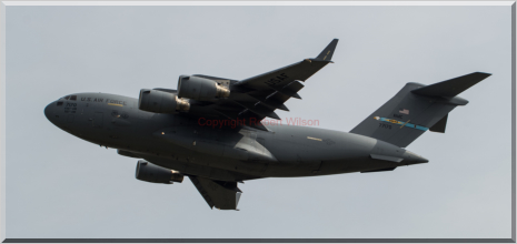 Reach 850 departing from Runway 29 at RAF Mildenahall