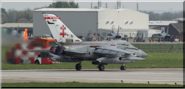 Rebel 84 lighting the burners for departure