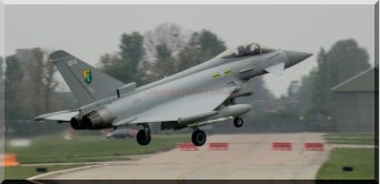 Havoc 22 about to land at Coningsby