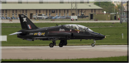 Javelin 98 departing RAF Coningsby 