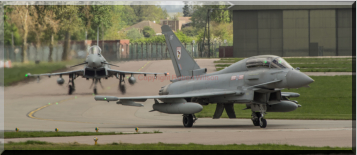 Warlord 12 with Warlord 13 behind going out on a strafing sortie