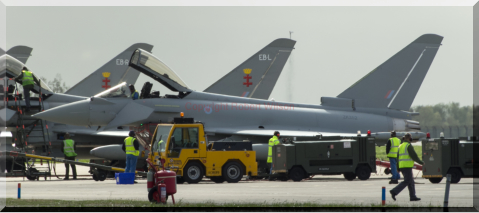 New Typhoon undergoing engine ground runs on the ASP