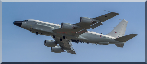 Ascot 7222 departing from its tempoary home at Mildenhall