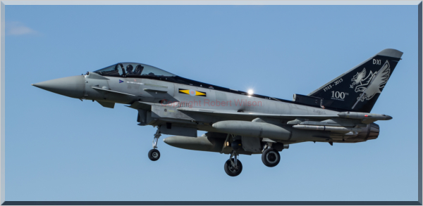 Tyrant 23 coming into land at RAF Coningsby