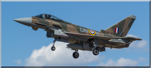 Triplex 72 returning to Coningsby painted in camo to celebrate the 75th Anniversary of the Battle of Britain