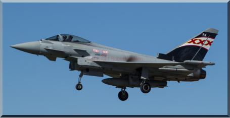 Gunfighter 83 coming into land at Coningsby