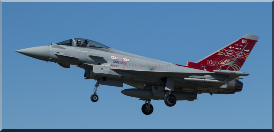 Triplex 71 returning to Runway 25 at Coningsby