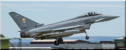 Jedi 11 overshooting runway 23 at Lossie (10/06/15)