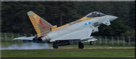 Turbo 12 touching down at Lossiemouth (11/06/15)